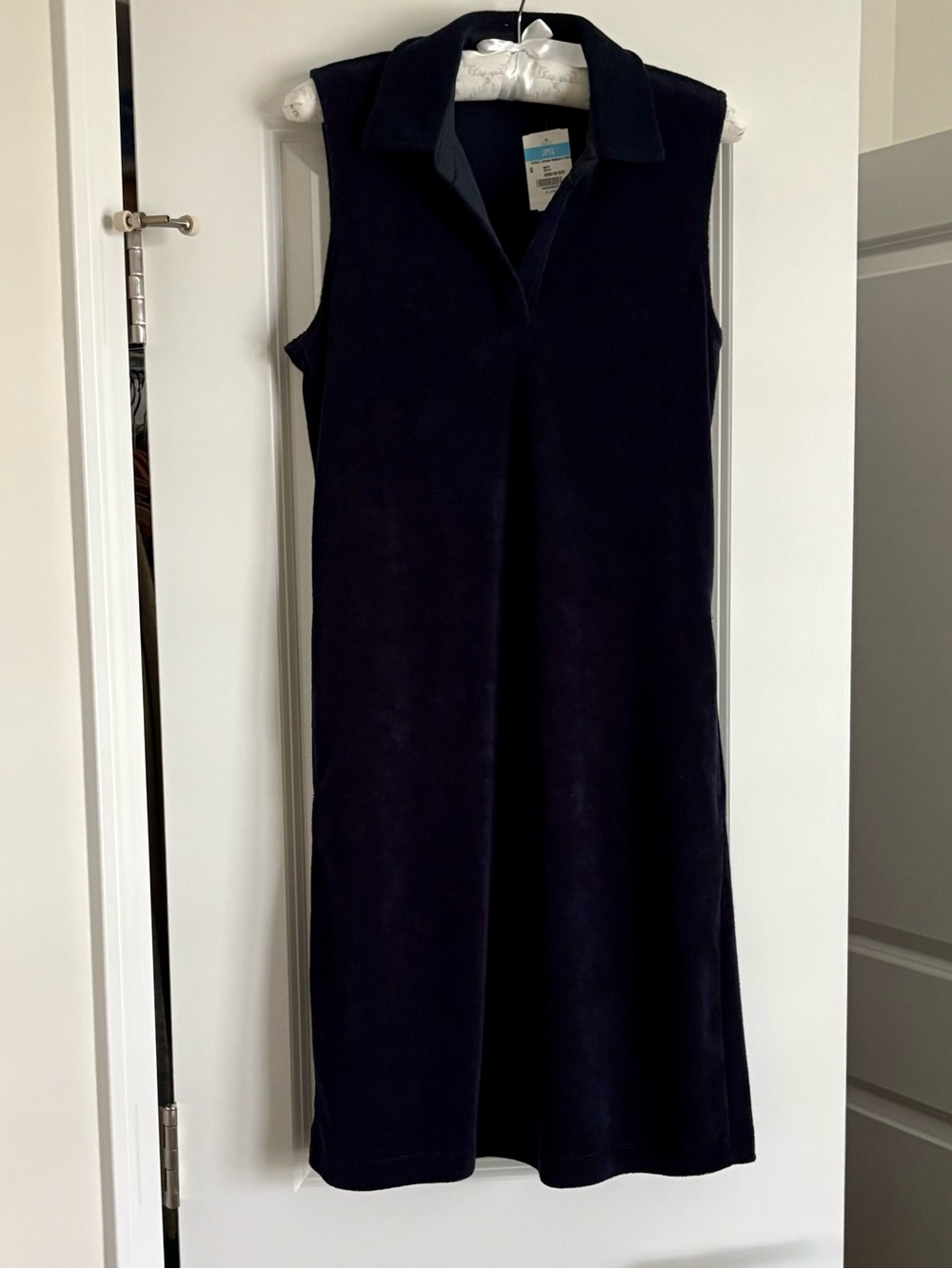 J. McLaughlin Burket Navy Sleeveless Polo Shift Dress S